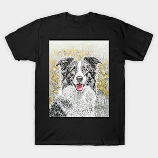 Dog Portrait - Border Collie T-Shirt